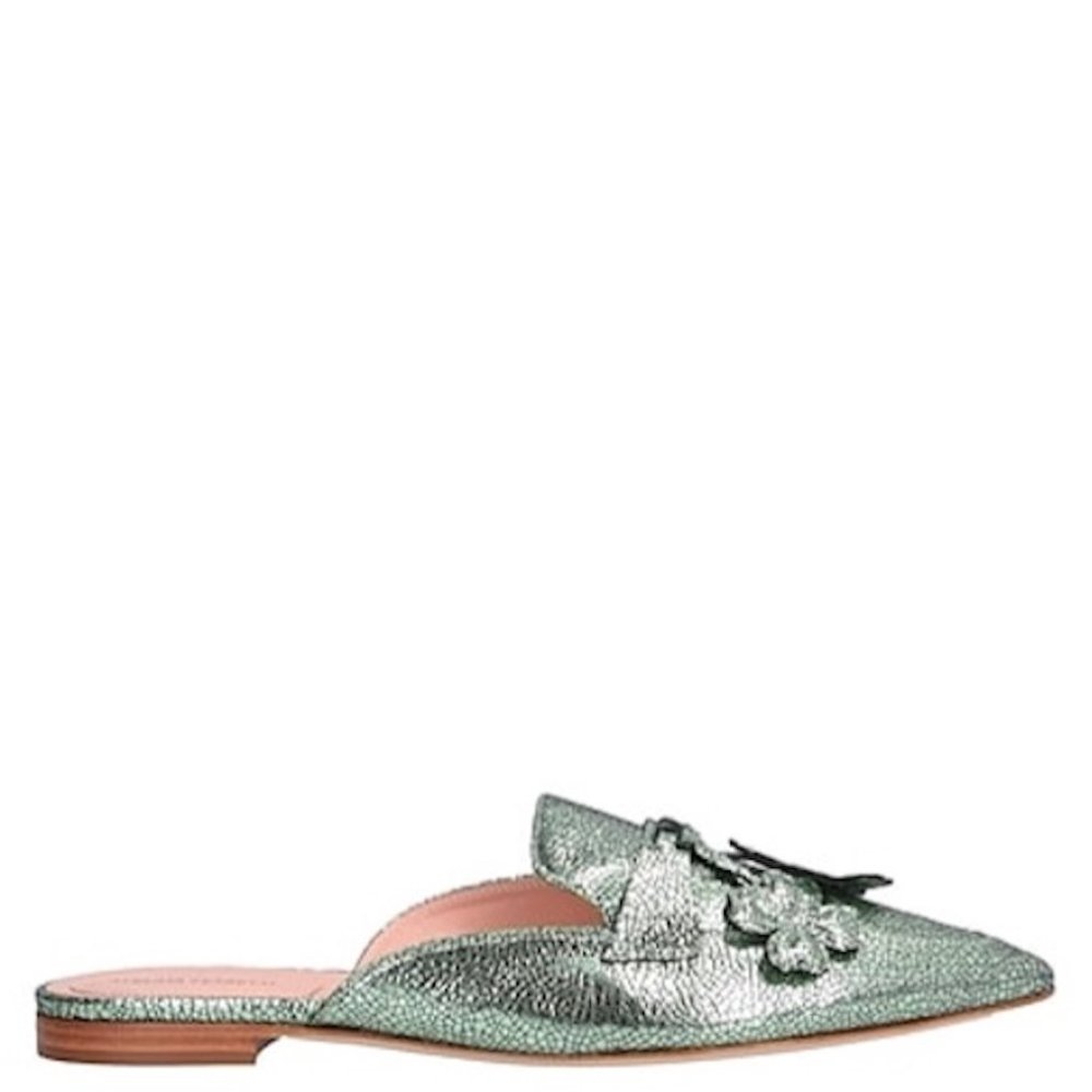 ALBERTA FERRETTI Leather Mules (Women's US 10 / EU 41) * New *